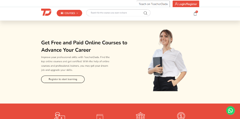 Teachedada Online learning platform