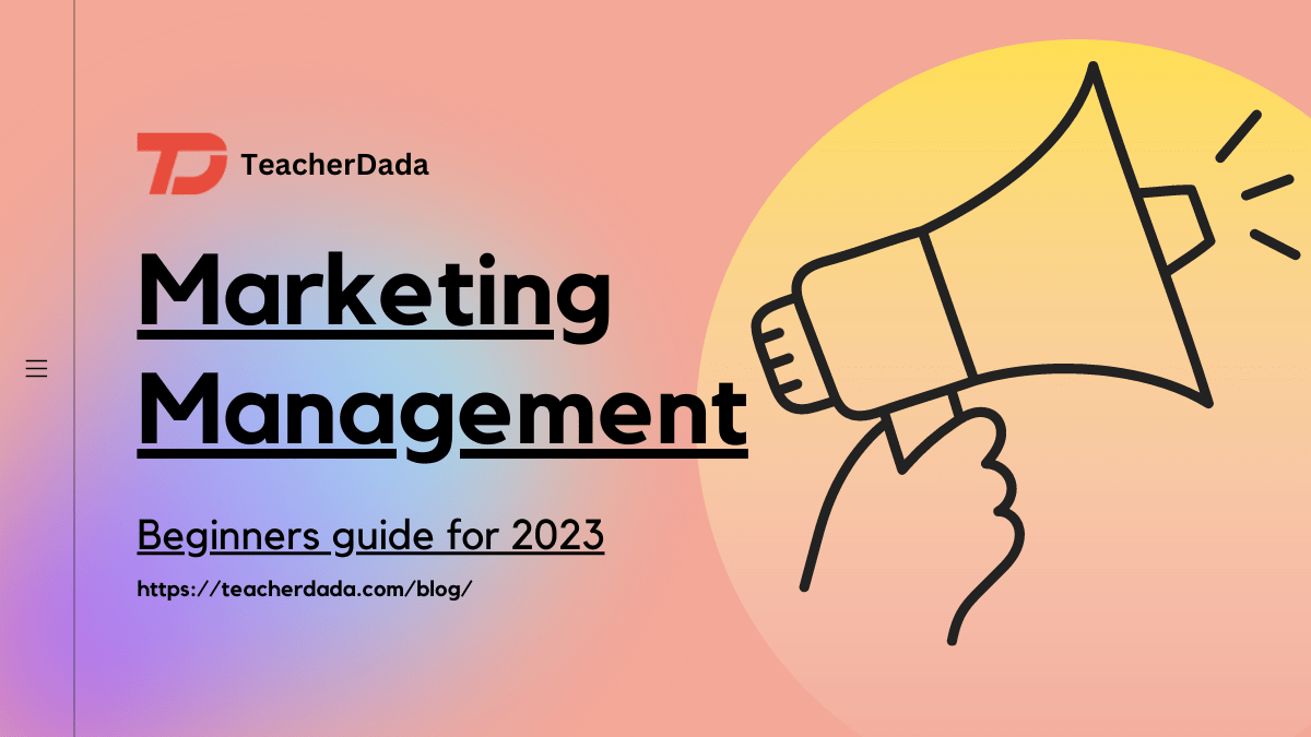 what is marketing management